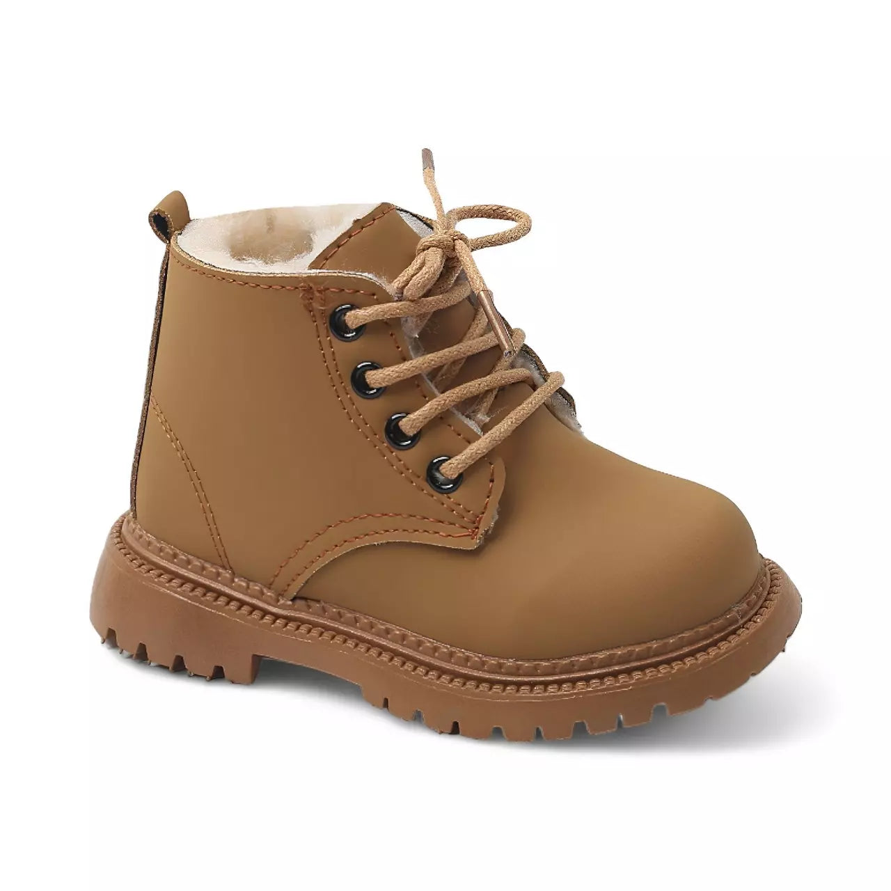 Bota Infantil de Couro com Lã Pisadinha Comforthec