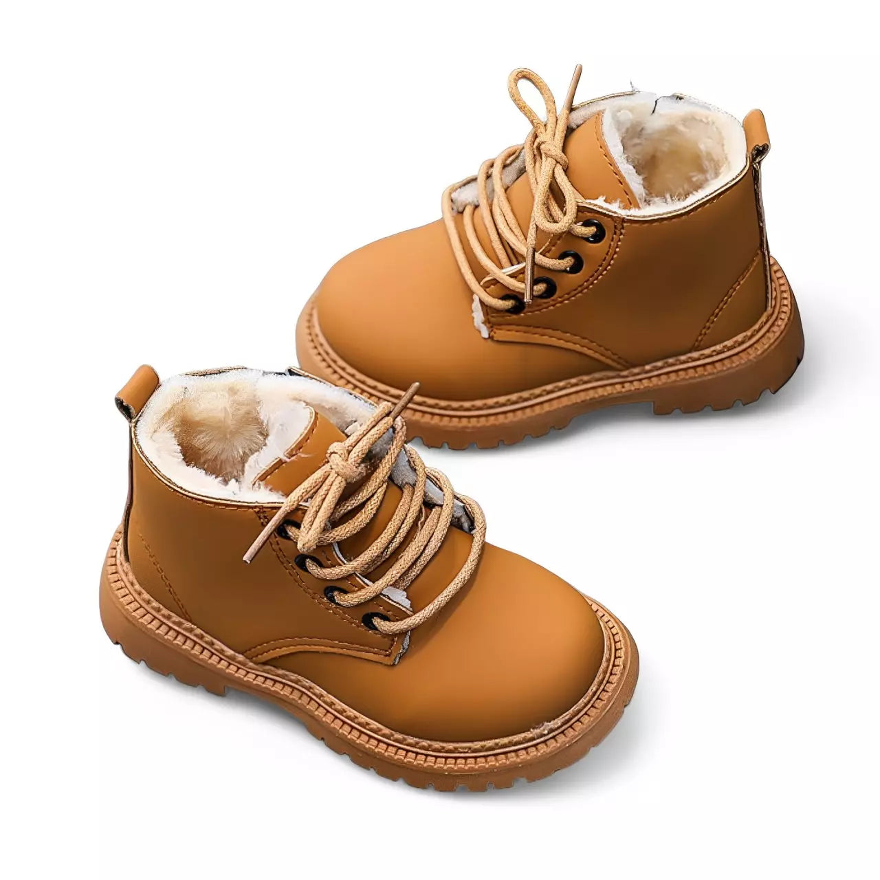 Bota Infantil de Couro com Lã Pisadinha Comforthec